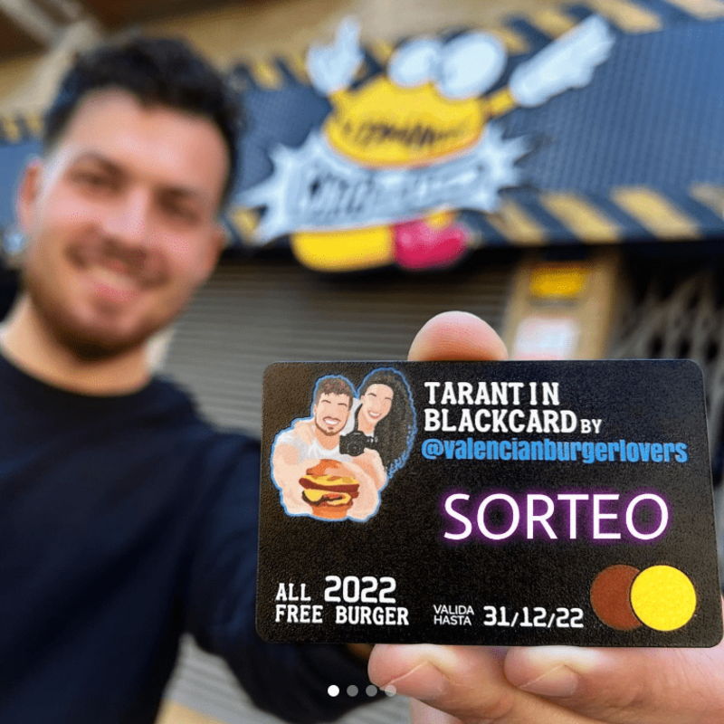 Black Card de El Tarantín Chiflado para @valencianburgerlovers 